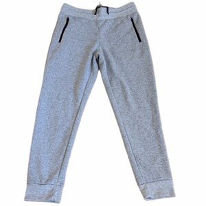 Pure Champ Gray Jogger Sweatpants with Black Zipper Pockets Size L